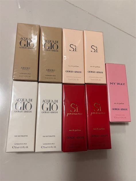 giorgio armani travel size
